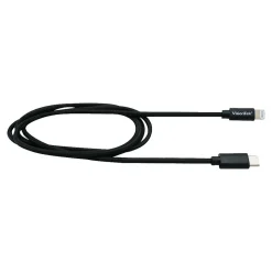 VisionTek 3.3' USB C to Lightning Cable, Black (901267)