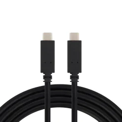 VisionTek 6.56' USB Type-C Cable, Male to Male, Black (901440)