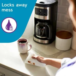 Viva Choose-A-Sheet Multi-Surface Cloth Paper Towels, 2-Ply, 165 Sheets/Roll, 6 Rolls/Pack (53663)