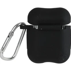 Vivitar Case with Carabiner for AirPods, Black (V90022BLKSTK12)