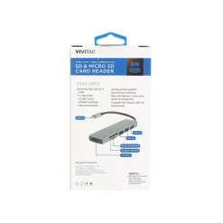 Vivitar Creator Series 6-Port USB-C Hub, Silver (VIVRW7320-NOC-STK-16)