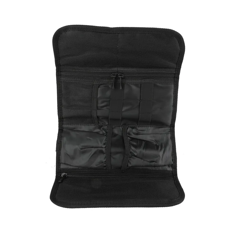 Vivitar Fabric Multi-Pocket Cable Bag, Gray/Black (QUB4400GRYT3524)