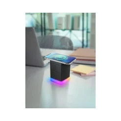 Vivitar Magnetic 3-in-1 Wireless Charging Stand, USB-C, Black (PWR5003-BLK-T35-12)