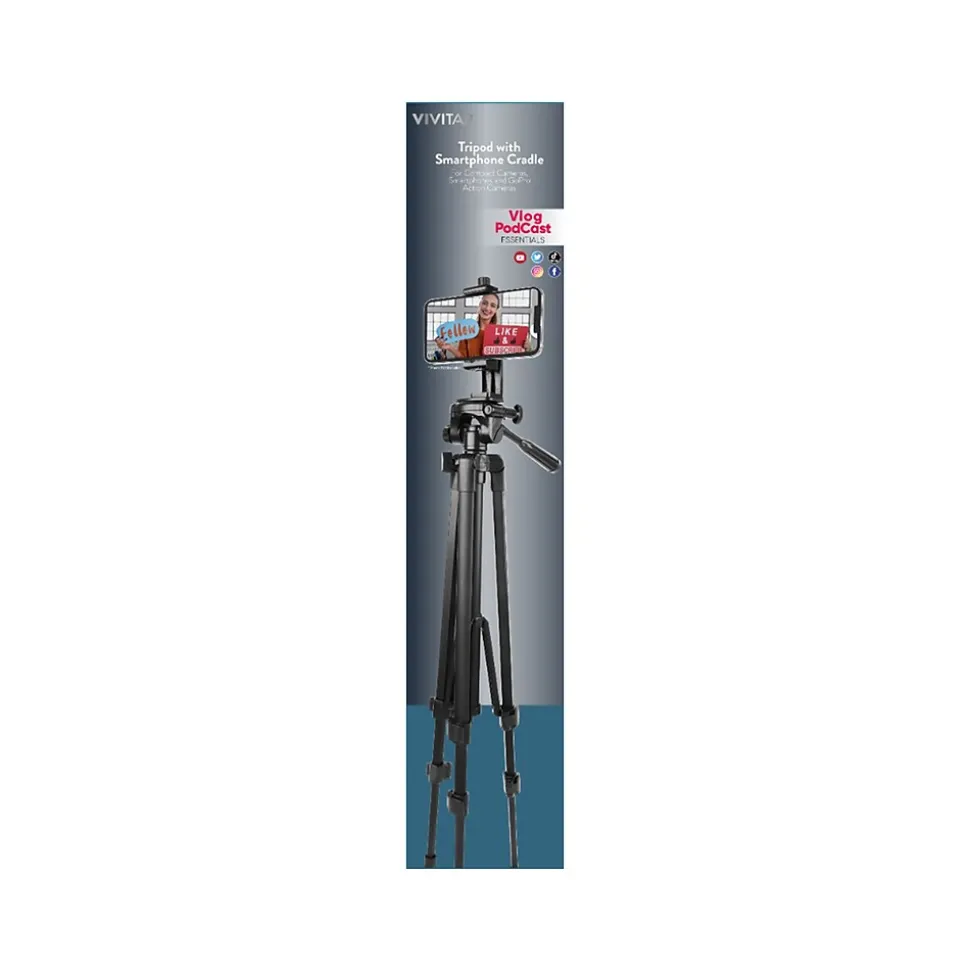 Vivitar Universal Photo/Video Tripod (VIVVPT1252STK6)