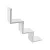 V-Light 3-Shelf Wall-Mounted Ladder-Style Unit, 17.25", White (VW161006W)