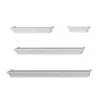 V-Light Wall Shelves, White, 4/Pack (VW141003W)
