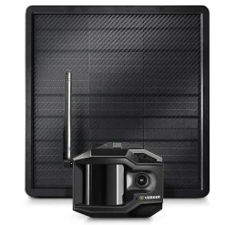 VOSKER V300 Outdoor Wired/Wireless Solar Security Camera, Black (V300-ULT-US)