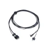 Wacom 5.9' X-Shape USB-B to HDMI Audio/Video Cable, Male to Female/Male, Black (ACK44506Z)
