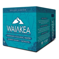 Waiakea Hawaiian Volcanic Water, 22.6 fl. oz., 12 Bottles/Carton (856001)