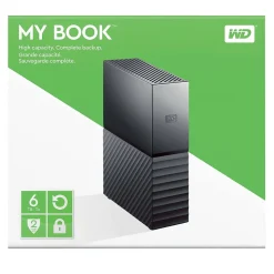 WD MY BOOK 6TB USB 3.0 External Hard Drive, Black (WDBBGB0060HBK)