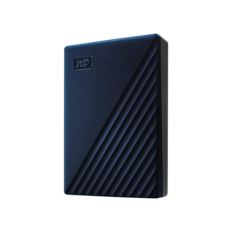 WD My Passport for Mac 5TB, External Hard Drive, Midnight Blue (WDBA2F0050BBL-WESN)