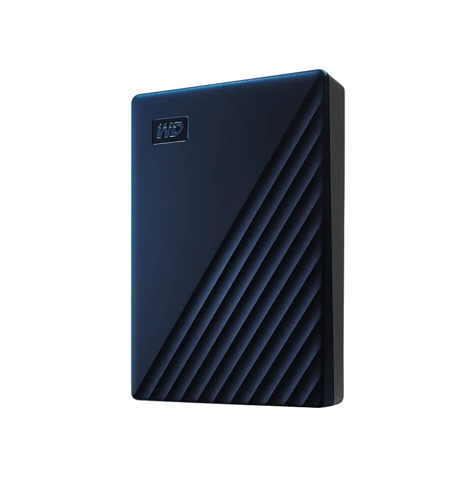 WD My Passport for Mac 4TB, External Hard Drive, Midnight Blue (WDBA2F0040BBL-WESN)