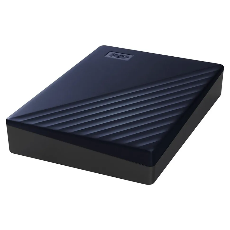 WD My Passport for Mac 4TB, External Hard Drive, Midnight Blue (WDBA2F0040BBL-WESN)