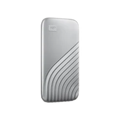 WD My Passport 1TB USB 3.2 External Solid-State Drive, Silver (WDBAGF0010BSL-WESN)