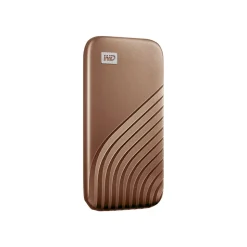 WD My Passport 2TB USB 3.2 External Solid-State Drive, Gold (WDBAGF0020BGD-WESN)