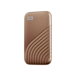 WD My Passport 1TB USB 3.2 External Solid-State Drive, Gold (WDBAGF0010BGD-WESN)