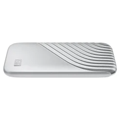 WD My Passport 2TB USB 3.2 External Solid-State Drive, Silver (WDBAGF0020BSL-WESN)