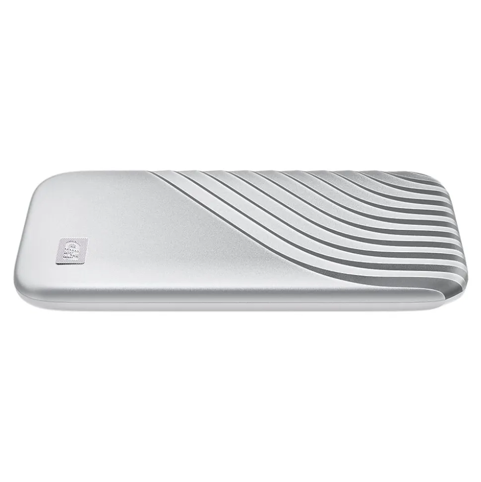 WD My Passport 2TB USB 3.2 External Solid-State Drive, Silver (WDBAGF0020BSL-WESN)