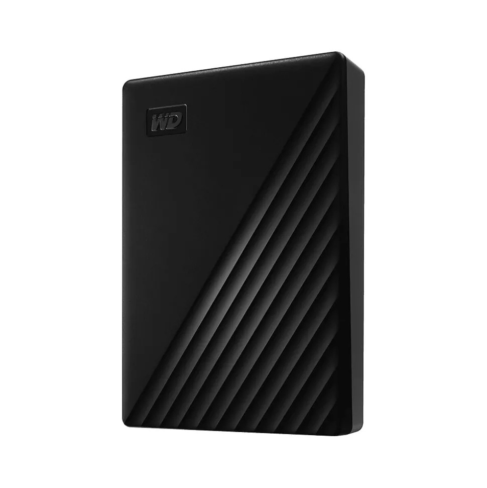 WD My Passport 4TB USB 3.2 Gen 1 External Hard Drive, Black (WDBPKJ0040BBK-WESN)