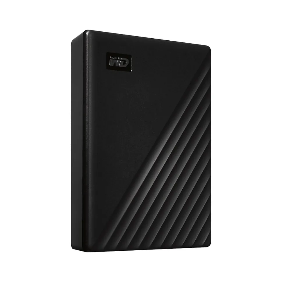 WD My Passport 4TB USB 3.2 Gen 1 External Hard Drive, Black (WDBPKJ0040BBK-WESN)
