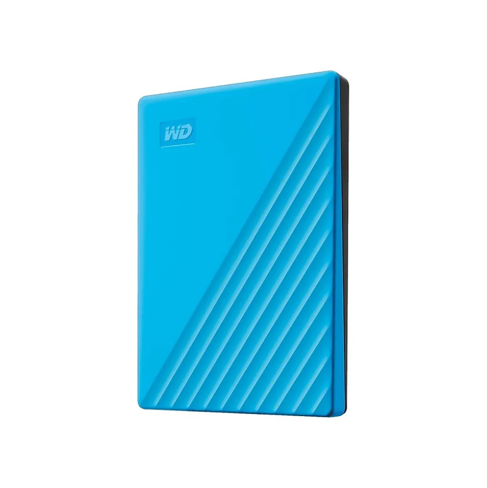 WD My Passport 2TB USB 3.2 Gen 1 External Hard Drive, Sky (WDBYVG0020BBL-WESN)