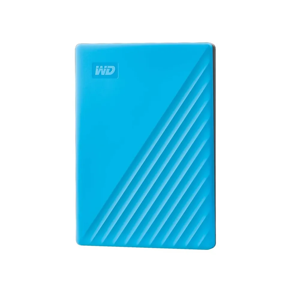 WD My Passport 2TB USB 3.2 Gen 1 External Hard Drive, Sky (WDBYVG0020BBL-WESN)