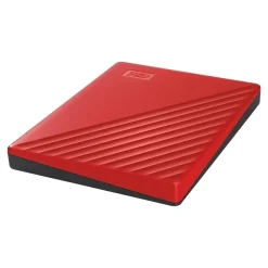 WD My Passport 2TB USB 3.2 Gen 1 External Hard Drive, Red (WDBYVG0020BRD-WESN)