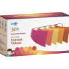 WeCare Disposable Face Masks, Kids, Assorted Sunset Tones, 50/Pack (WMN100137)