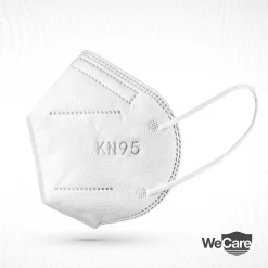 WeCare Disposable KN95 Face Mask, Adult, White, 20 Masks/Box, 50 Boxes/Pack (TBN202737)