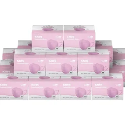 WeCare Disposable KN95 Face Mask, Adult, Pink, 20 Masks/Box, 50 Boxes/Pack (TBN203234)