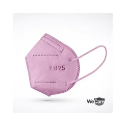WeCare Disposable KN95 Face Mask, Adult, Pink, 20 Masks/Box, 3 Boxes/Pack (TBN203229)