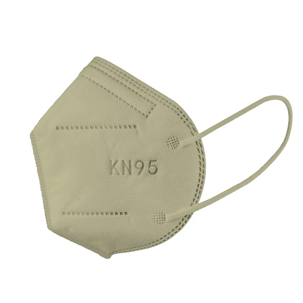 WeCare Disposable KN95 Face Masks, One Size, Assorted Earth Tones, 20/Pack, 3 Packs/Carton (TBN203258)