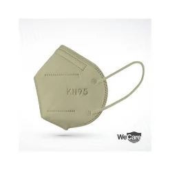 WeCare Earth Tones Disposable KN95 Fabric Face Masks, One Size, Assorted Colors, 20/Pack (WMN100126)