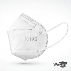 WeCare KN95 Disposable Face Mask, Adult, White, 20 Masks/Box, 3 Boxes/Pack (TBN202718)