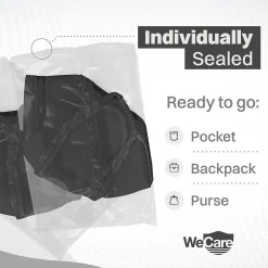 WeCare KN95 Disposable Face Mask, Adult, Black, 20 Masks/Box, 3 Boxes/Pack (TBN202934)