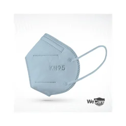 WeCare Ocean Tones Disposable KN95 Fabric Face Masks, One Size, Assorted Colors, 20/Pack, 50 Packs/Carton (TBN203261)