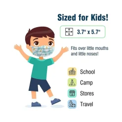 WeCare 3-ply Disposable Face Masks, Kids, Assorted Spring Designs, 50/Box (WMN100083)