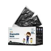 WeCare 3-ply Disposable Face Mask, Individually Wrapped Kids, Black, 50/Box (WMN100031)