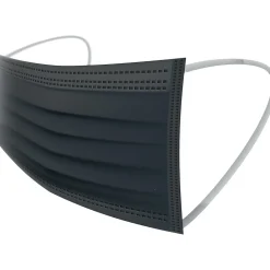 WeCare 3-ply Disposable Face Mask, Individually Wrapped Kids, Black, 50/Box (WMN100031)