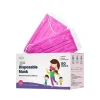 WeCare 3-ply Disposable Face Mask, Kids, Hot Pink, 50/Box (WMN100011)