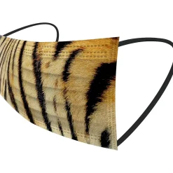 WeCare 3-ply Disposable Face Masks, Individually Wrapped, Kids, Assorted Animal Prints, 50/Box (WMN100082)