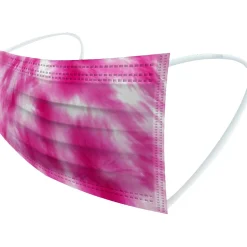 WeCare 3-ply Disposable Face Masks, Individually Wrapped, Adult, Assorted Colors, 50/Box (WMN100060)