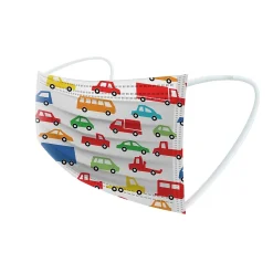 WeCare 3-ply Disposable Face Masks, Kids, Assorted Party Collection Designs, 50/Box (WMN100089)