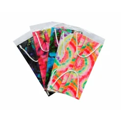 WeCare 3-ply Disposable Face Mask, Adult, Assorted Wacky Tie-Die Designs, 50/Box (WMN100092)