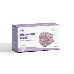 WeCare 3-ply Disposable Face Mask, Adult, Flowers, 50/Pack (WMN100106)
