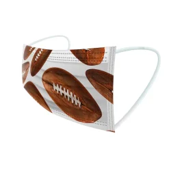 WeCare 3-ply Disposable Face Masks, Kids, Assorted Sports Designs, 50/Pack (WMN100080)