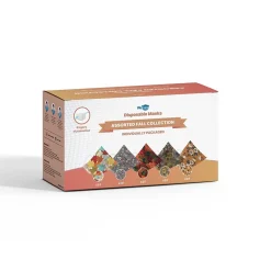 WeCare 3-ply Disposable Face Masks, Adult, Assorted Fall Designs, 50/Box (WMN100114)