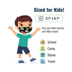 WeCare 3-ply Disposable Face Masks, Kids, Assorted Sports Deisgns, 50/Box (WMN100118)