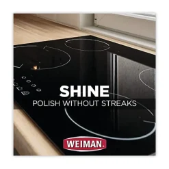 Weiman Glass Cook Top Cleaner and Polish, 20 oz, 6/Carton (WMN137)