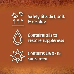 Weiman 1-Ply Leather Wipes, Lemon Scent, 30 Wipes/Tub (91)